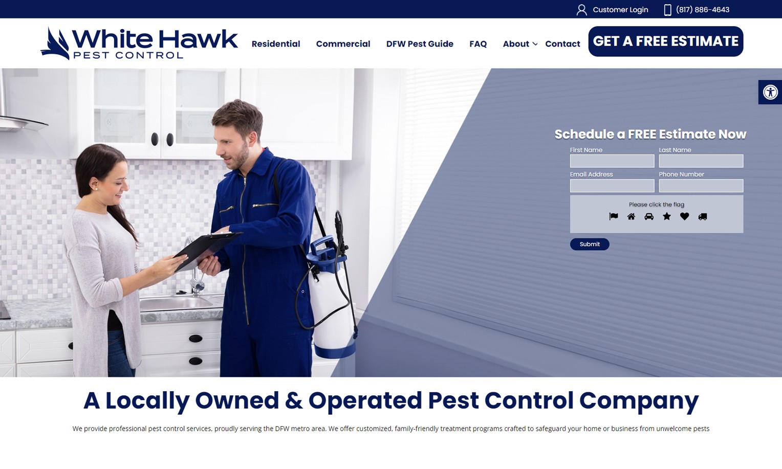 White Hawk Pest Control Media NJ  Design